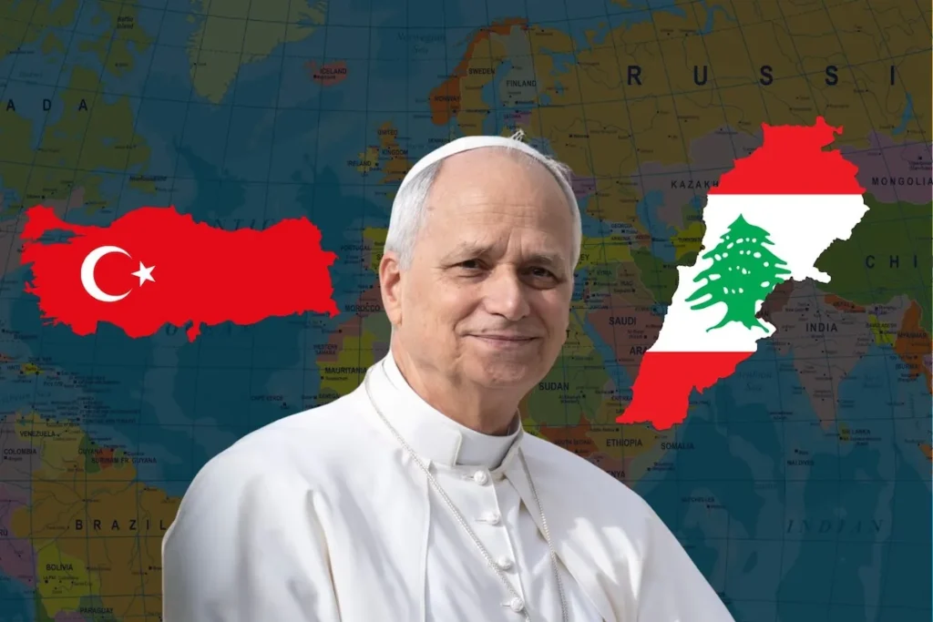 O Papa Leão XIII explicou hoje o motivo de sua viagem à Turquia.