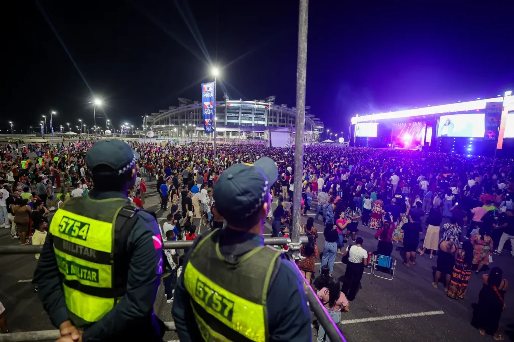 Estado garante segurança e monitoramento na primeira noite do ‘Vem Louvar Pará’