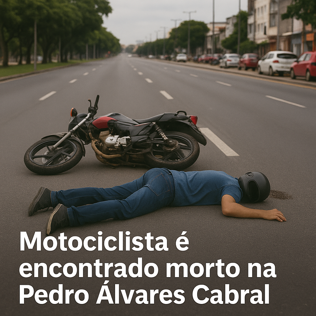 Motociclista é encontrado morto na Pedro Álvares Cabral