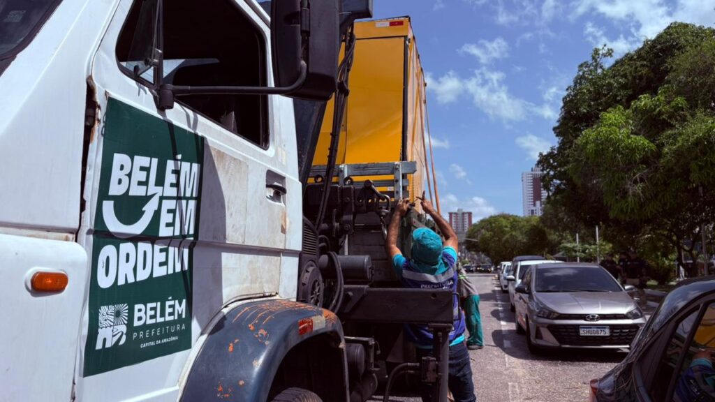 Operação Impactus remove trailers e libera áreas públicas em Belém