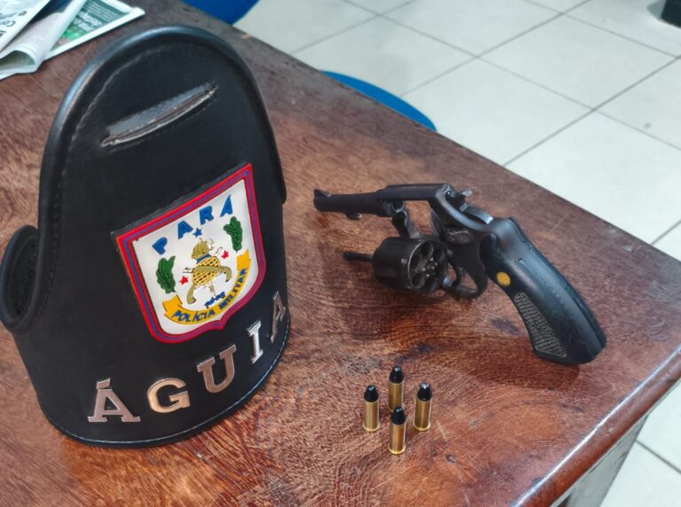 PM prende dois suspeitos e apreende arma de fogo durante patrulhamento em Altamira (PA)