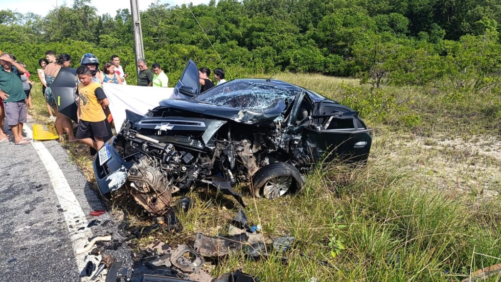 Acidente provocado por motorista alcoolizado deixa adolescente morto e família ferida na estrada de Ajuruteua, em Bragança
